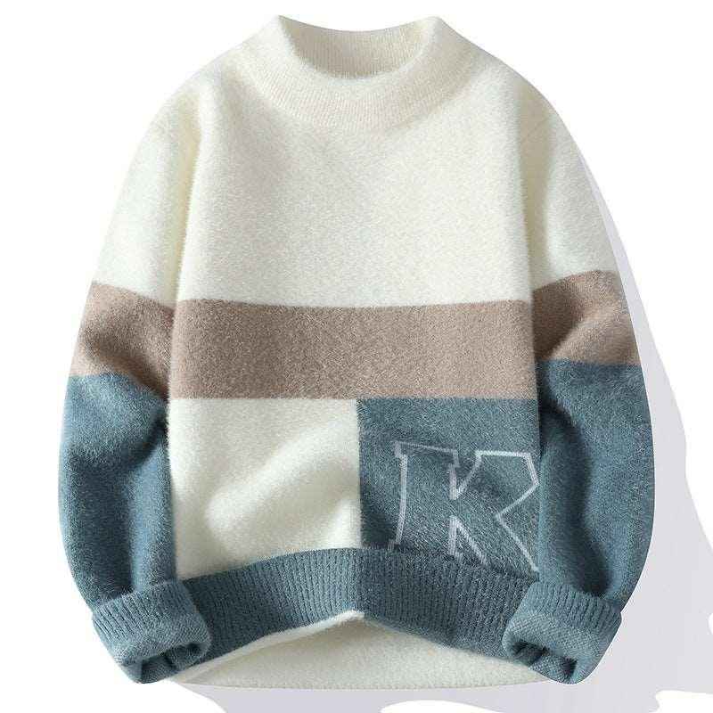 Round Neck Pullover - MRC STOREpulloverMy StoreRound Neck PulloverMRC STORECJYD207846902BYBeigeL