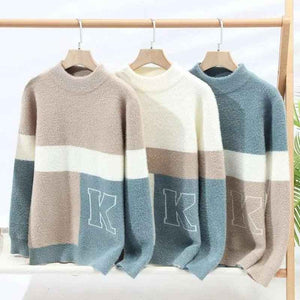 Round Neck Pullover - MRC STOREpulloverMy StoreRound Neck PulloverMRC STORECJYD207846902BYBeigeL
