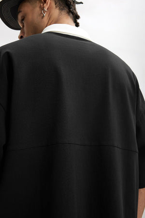 Men’s Polo Shirt - Mountain Contrast Lapel - MRC STOREshirtMy StoreMen’s Polo Shirt - Mountain Contrast Lapel My Store MRC STORECJYH233225108HSDark GreenL