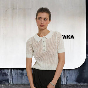 Women’s Knitwear Top - See - Through V - Neck - MRC STOREshirtMy StoreWomen’s Knitwear Top - See - Through V - Neck My Store MRC STORECJCS233726106FUGreenL