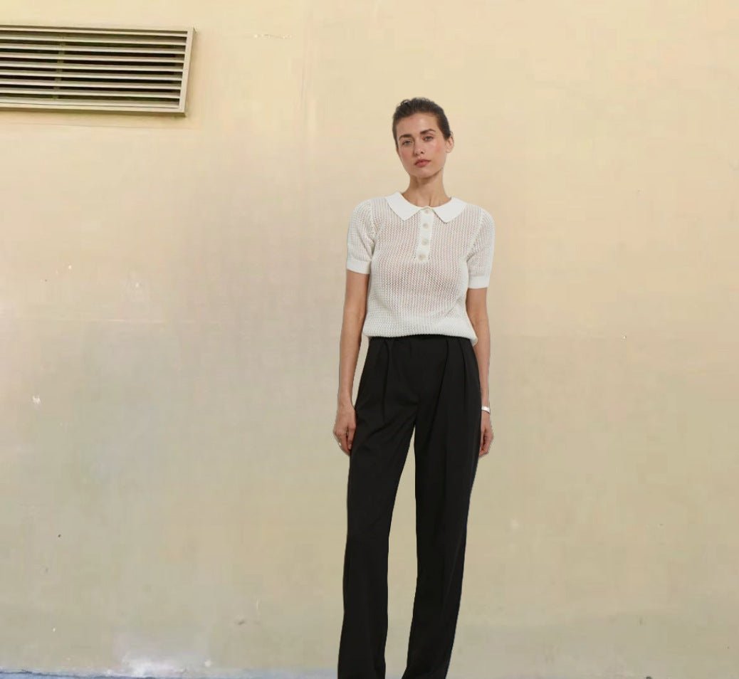 Women’s Knitwear Top - See - Through V - Neck - MRC STOREshirtMy StoreWomen’s Knitwear Top - See - Through V - Neck My Store 25.87MRC STORECJCS233726103CXWhiteL
