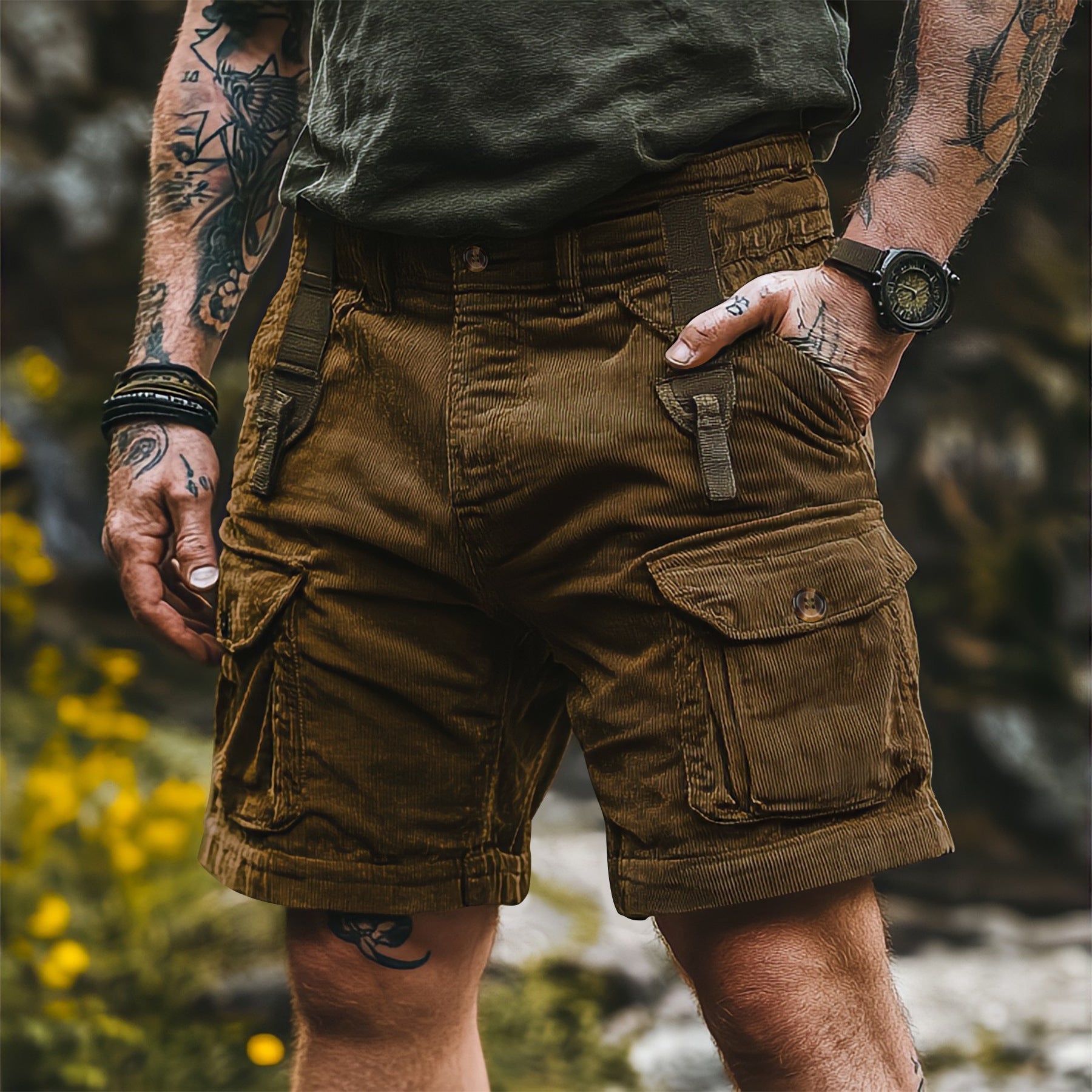 Men’s Casual Shorts - Multi - Pocket Overalls - MRC STOREShortsMy StoreMen’s Casual Shorts - Multi - Pocket Overalls My Store MRC STORECJYD236645513MN2XLBlack