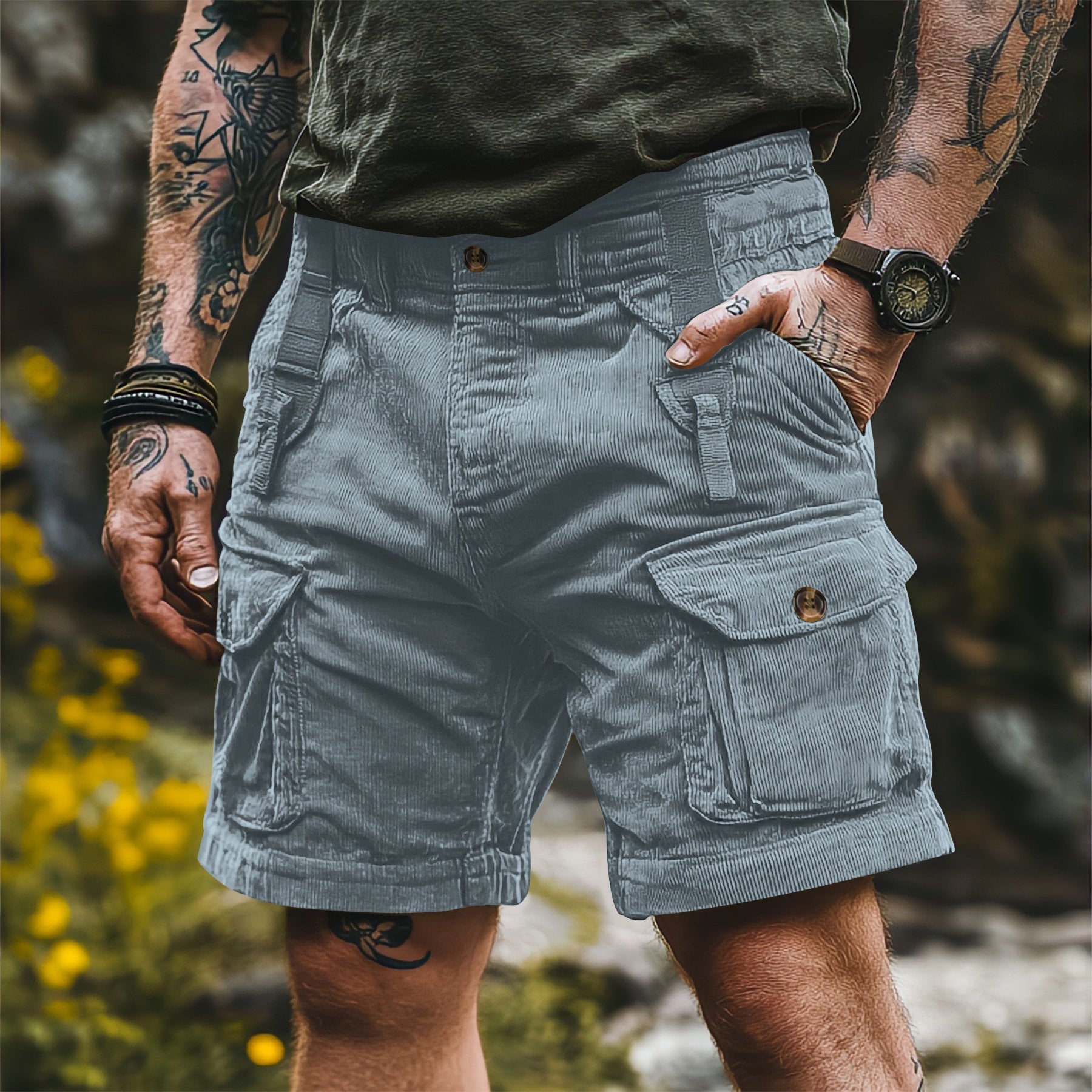 Men’s Casual Shorts - Multi - Pocket Overalls - MRC STOREShortsMy StoreMen’s Casual Shorts - Multi - Pocket Overalls My Store 29.54MRC STORECJYD236645515OL2XLLight Blue