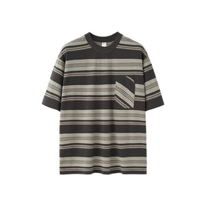 Unisex Striped T-Shirt - Loose Pocket Style - MRC STOREShortsMy StoreUnisex Striped T-Shirt - Loose Pocket Style My Store 25.70MRC STORECJYH233225702BYApricotL