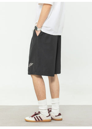 Men’s Casual Shorts - Textured Pleated Loose - MRC STOREShortsMy StoreMen’s Casual Shorts - Textured Pleated Loose My Store MRC STORECJXX235183402BYBlackL