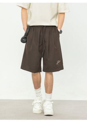 Men’s Casual Shorts - Textured Pleated Loose - MRC STOREShortsMy StoreMen’s Casual Shorts - Textured Pleated Loose My Store MRC STORECJXX235183402BYBlackL