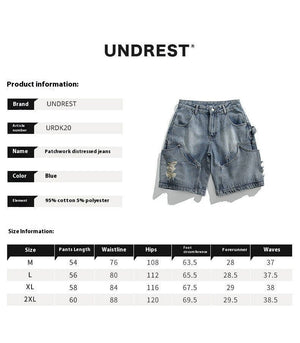 Men’s Denim Shorts - Multi - Pocket Ripped - MRC STOREShortsMy StoreMen’s Denim Shorts - Multi - Pocket Ripped My Store MRC STORECJXX231884904DWBlue2XL