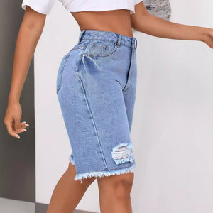 INS Casual Ripped Jeans Shorts – Blue Loose Street Hipster Style - MRC STOREShortsMy StoreINS Casual Ripped Jeans Shorts – Blue Loose Street Hipster Style - MRC STOREMRC STORECJNZ226464604DWBlueL