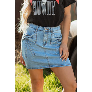 Women’s High Waist Denim Skirt - Trendy A - Line - MRC STOREskirtMy StoreWomen’s High Waist Denim Skirt - Trendy A - Line My Store MRC STORECJQZ240536203CXBLUEL