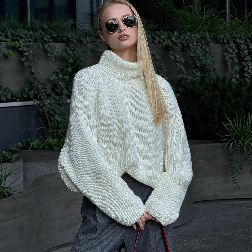 Women’s White Pullover Loose Sweater - MRC STORESweaters & HoodiesMy StoreWomen’s White Pullover Loose Sweater My Store MRC STORECJMY249045303CXBeigeL