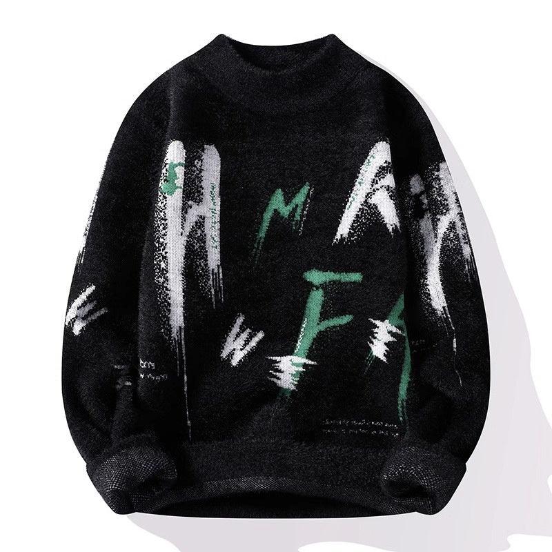 Needle Winter Fuzzy Graphic Sweater - MRC STORESweaters & HoodiesMy StoreNeedle Winter Fuzzy Graphic Sweater - MRC STOREMRC STORECJYD225049009IRBlack2XL