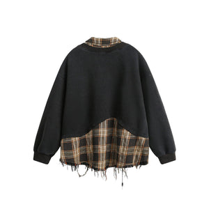 Ripped Burr Lapel Sweater – Fake Two - Piece - MRC STORESweaters & HoodiesMy StoreAmerican Style Ripped Burr Fake Two Piece Lapel Sweater – Stylish and Casual for Everyday Wear - MRC STOREMRC STORECJWY216696102BYBlackL