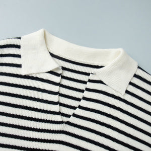 Women’s Striped Long Sleeve Sweater - MRC STORESweaters & HoodiesMy StoreWomen’s Striped Long Sleeve Sweater My Store MRC STORECJMY249044503CXBlackL