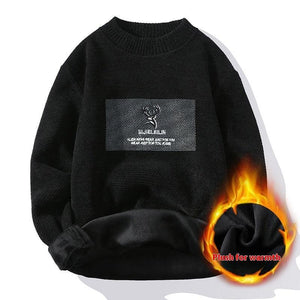 Super Soft Fleece Lined Knitted Sweater – Cozy Japanese Style Pullover - MRC STORESweaters & HoodiesMy StoreSuper Soft Fleece Lined Knitted Sweater – Cozy Japanese Style Pullover - MRC STOREMRC STORECJYD222807524XCH703 Green2XL