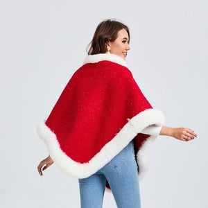 Festive Red Christmas Pullover Cape - Unisex Warm and Stylish - MRC STORESweaters & HoodiesMy StoreFestive Red Christmas Pullover Cape - Unisex Warm and Stylish - MRC STOREMRC STORECJWJ220323601AZRed