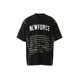Unisex Vintage T-Shirt - Letter Print Loose - MRC STORET-ShirtsMy StoreUnisex Vintage T-Shirt - Letter Print Loose My Store MRC STORECJYH234301503CXBlackL