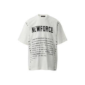 Unisex Vintage T-Shirt - Letter Print Loose - MRC STORET-ShirtsMy StoreUnisex Vintage T-Shirt - Letter Print Loose My Store MRC STORECJYH234301503CXBlackL