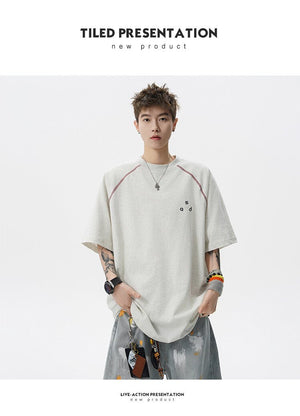 Men’s Cotton T-Shirt - Letter Print Short Sleeve - MRC STORET-ShirtsMy StoreMen’s Cotton T-Shirt - Letter Print Short Sleeve My Store MRC STORECJYH240230106FUWhite2XL