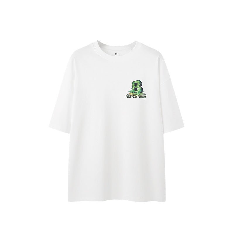 Men’s Printed T-Shirt - Letter B Loose - MRC STORET-ShirtsMy StoreMen’s Printed T-Shirt - Letter B Loose My Store 27.45MRC STORECJYH229964702BYWhiteL