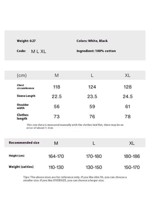 Men’s Printed T-Shirt - Letter B Loose - MRC STORET-ShirtsMy StoreMen’s Printed T-Shirt - Letter B Loose My Store MRC STORECJYH229964702BYWhiteL
