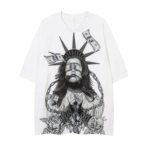Men’s Street T-Shirt - Loose American Style - MRC STORET-ShirtsMy StoreMen’s Street T-Shirt - Loose American Style My Store MRC STORECJYH177798611KPWhiteL