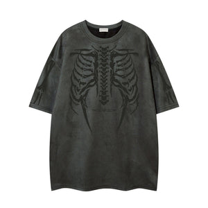 Men’s Suede T-Shirt - Skull Skeleton Printed - MRC STORET-ShirtsMy StoreMen’s Suede T-Shirt - Skull Skeleton Printed My Store MRC STORECJYH231720518RIBrownL