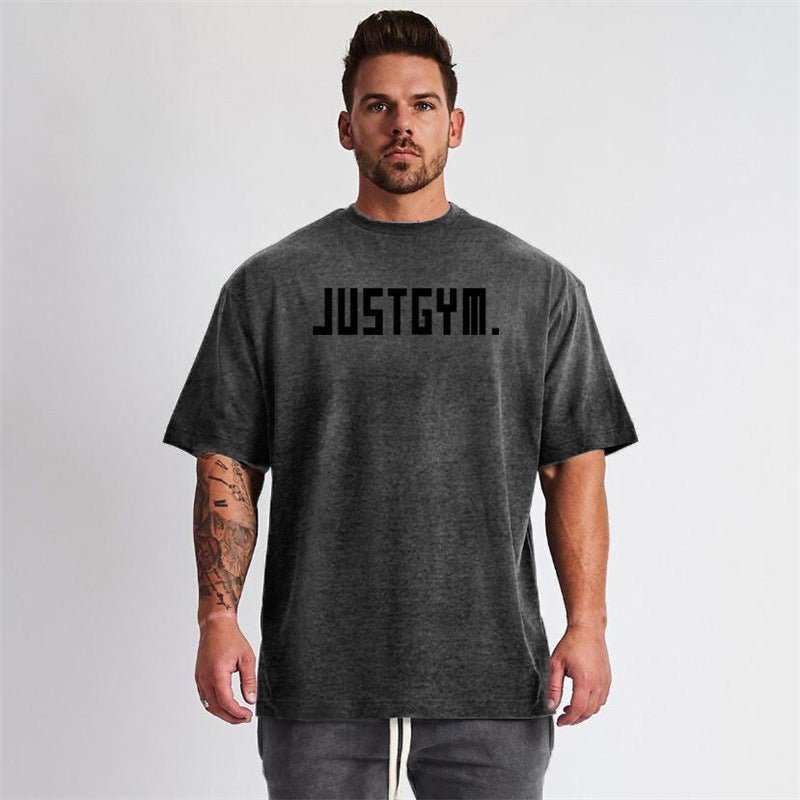 Men’s Workout T-Shirt - Loose Muscle Fit - MRC STORET-ShirtsMy StoreMen’s Workout T-Shirt - Loose Muscle Fit My Store MRC STORECJYH229565706FUBlackL