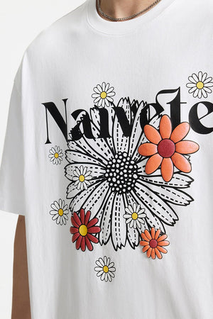 Unisex Puff Print T-Shirt - Daisy Design - MRC STORET-ShirtsMy StoreUnisex Puff Print T-Shirt - Daisy Design My Store MRC STORECJYH233201405EVBlackL