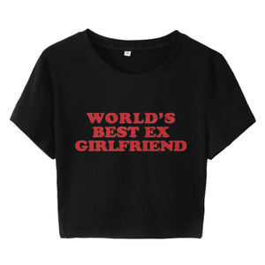 Women’s Crop Top T-Shirt - Letter Print Slim - MRC STORET-ShirtsMy StoreWomen’s Crop Top T-Shirt - Letter Print Slim My Store 16.80MRC STORECJCS230584809IRBlackL