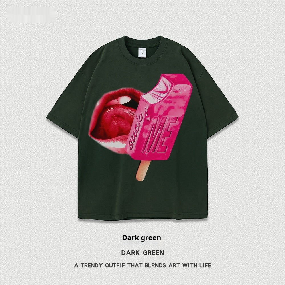 Women’s Street T-Shirt - Washed Cartoon Loose Top - MRC STORET-ShirtsMy StoreWomen’s Street T-Shirt - Washed Cartoon Loose Top My Store 27.86MRC STORECJYH238958651YBDark GreenL