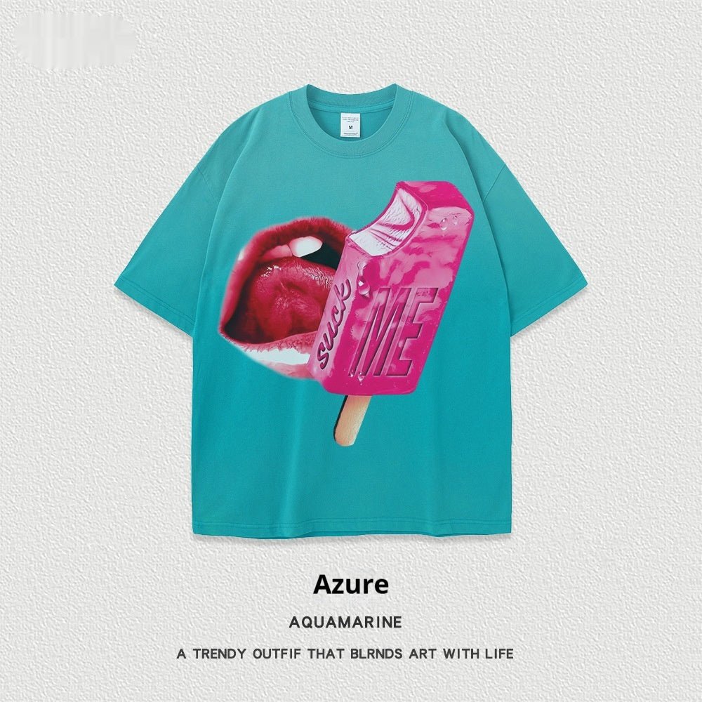 Women’s Street T-Shirt - Washed Cartoon Loose Top - MRC STORET-ShirtsMy StoreWomen’s Street T-Shirt - Washed Cartoon Loose Top My Store 27.86MRC STORECJYH238958627AZDeep BlueL
