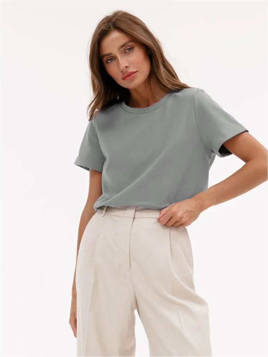 Unisex Casual T-Shirt - Round Neck Commuter Top - MRC STORET-ShirtsMy StoreUnisex Casual T-Shirt - Round Neck Commuter Top My Store 25.99MRC STORECJCS203043726ZAFog Gray2XL