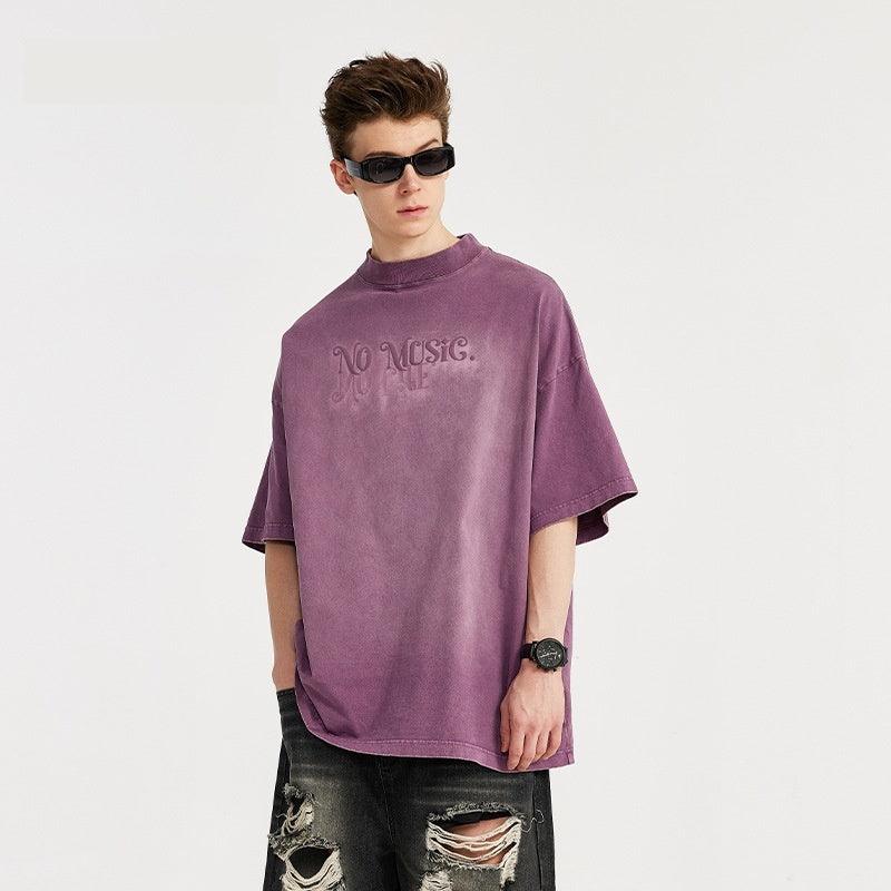 Men's T-Shirt Dyed 3D Letter Print – Vibrant Street Style for Youth - MRC STORET-ShirtsMy StoreMen's T-Shirt Dyed 3D Letter Print – Vibrant Street Style for Youth - MRC STOREMRC STORECJYH213818605EVBlueL
