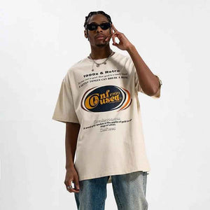 Retro Off - Shoulder T-Shirt - MRC STORET-ShirtsMy StoreRetro Off - Shoulder T-ShirtMRC STORECJYH199686203CXBrownL