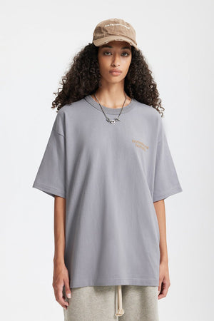 Embroidered T-Shirt - Retro Thread Collar - MRC STORET-ShirtsMy StoreMen’s Embroidered T-Shirt - Retro Thread Collar My Store MRC STORECJYH233219802BYGray BlueL