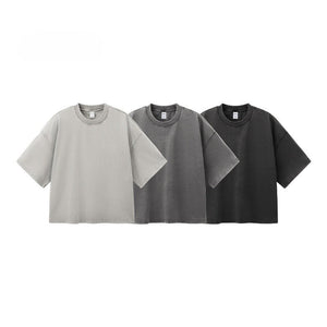 Men's Cotton Washed - out Vintage Trendy Brand T-shirt - MRC STORET-ShirtsMy StoreMen's Cotton Washed - out Vintage Trendy Brand T-shirt My Store MRC STORECJYH239730002BYKhaki LightL