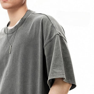 Men's Cotton Washed - out Vintage Trendy Brand T-shirt - MRC STORET-ShirtsMy StoreMen's Cotton Washed - out Vintage Trendy Brand T-shirt My Store MRC STORECJYH239730002BYKhaki LightL