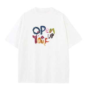 Spray Pure Cotton Retro Printed Casual Loose All - match T-shirt - MRC STORET-ShirtsMy StoreSpray Pure Cotton Retro Printed Casual Loose All - match T-shirt My Store MRC STORECJYH236109210JQMilky White2XL