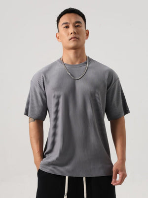 Men’s Casual T-Shirt - Loose Striped Fit - MRC STORET-ShirtsMy StoreMen’s Casual T-Shirt - Loose Striped FitMRC STORECJYD228213014NMRound Collar In Black2XL