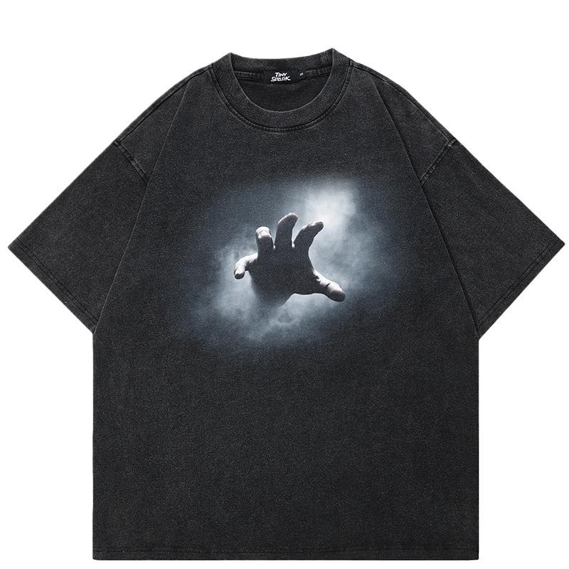 Men’s Oversized T-Shirt - Hip Hop Washed Black" - MRC STORET-ShirtsMy StoreMen’s Oversized T-Shirt - Hip Hop Washed Black" My Store MRC STORECJYH234337403CXWashed BlackL
