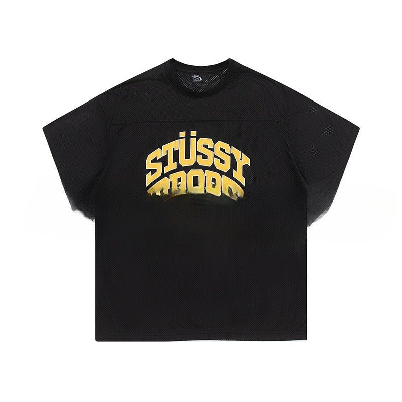Sports Jersey - Letter Print Short Sleeve Top - MRC STORET-ShirtsMy StoreSports Jersey - Letter Print Short Sleeve Top My Store 35.66MRC STORECJYH241438038LOXC6916 BlackL