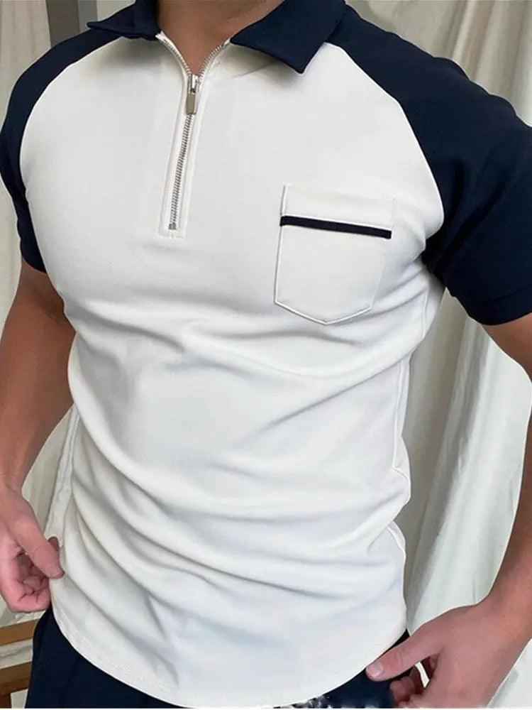 Solid Polo Shirt - MRC STOREtopMy StoreSolid Polo ShirtMRC STORECJDS123239944RI9Style2XL