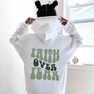 Faith Over Fear Women's Printed Hoodie - MRC STORETopMy StoreFaith Over Fear Women's Printed Hoodie - MRC STOREMRC STORECJWY208693627AZYellow2XL