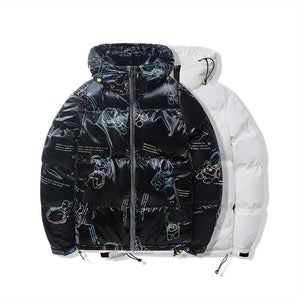 Winter Glossy Hooded Cotton Coat - MRC STORETopMy StoreWinter Glossy Hooded Cotton Coat - MRC STOREMRC STORECJPK191503408HS8820 WhiteL
