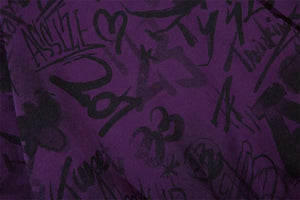 Graffiti Print Hooded Sweatshirt - MRC STORETopMy StoreGraffiti Print Hooded Sweatshirt - MRC STOREMRC STORECJWY200377908HSPurpleL