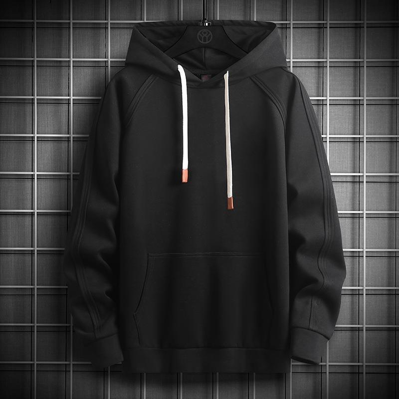 Heavy Cotton Hooded Sweater – Simple Solid Color Korean Style cotton pullover - MRC STORETopMy StoreHeavy Cotton Hooded Sweater – Simple Solid Color Korean Style cotton pullover - MRC STOREMRC STORECJWY218481307GTBlackL