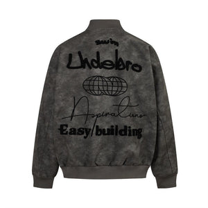 Letter Embroidery Creative Biker's Leather Jacket - MRC STORETopMy StoreLetter Embroidery Creative Biker's Leather Jacket - MRC STOREMRC STORECJYD211097202BYBlackL