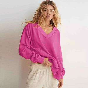Trendy Pullover Sweater - MRC STORETopMy StoreTrendy Pullover SweaterMRC STORECJWY210211523WDRose RedL