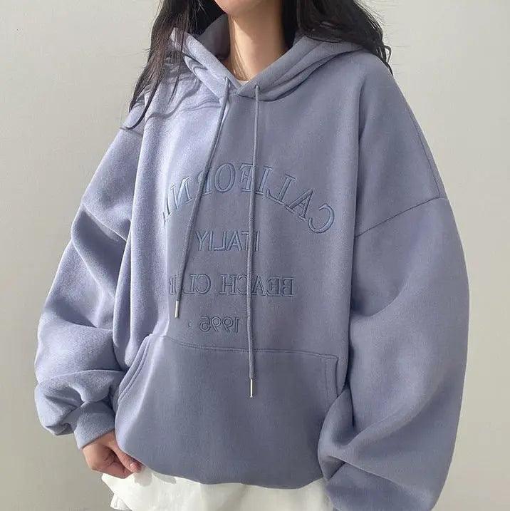 Casual Lettered Hoodie - MRC STORETopMy StoreCasual Lettered Hoodie - MRC STOREMRC STORECJWY204638206FUBlue ThinL