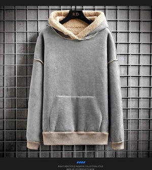 Cozy Sherpa Fleece Hoodie with Utility Patch Detail - MRC STORETopMy StoreCozy Sherpa Fleece Hoodie with Utility Patch DetailMRC STORECJWY206895122VECamelL